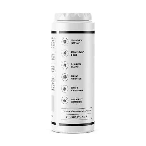 Pete & Pedro Body & Balls Powder (Frost - Cooling Sensation) Talc-Free Ball Powder for Men | Helps with Odor & Absorbs Moisture & Sweat | Deodorant Hygiene for Groin | As Seen on Shark Tank, 5 oz.