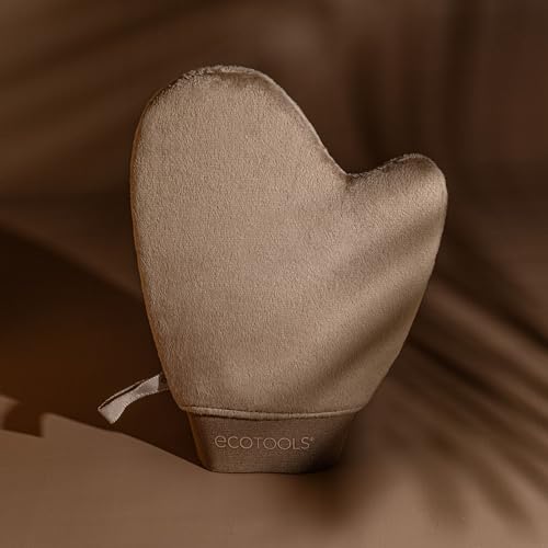 EcoTools Good Tan Full-Body Tanning Mitt, For Self-Tan Application, Use Self Tanning Mitt With Tanning Mousse, Lotions, & Tanning Waters, Eco Friendly Self Tan Mitt, Vegan, & Cruelty-Free, 1 Count