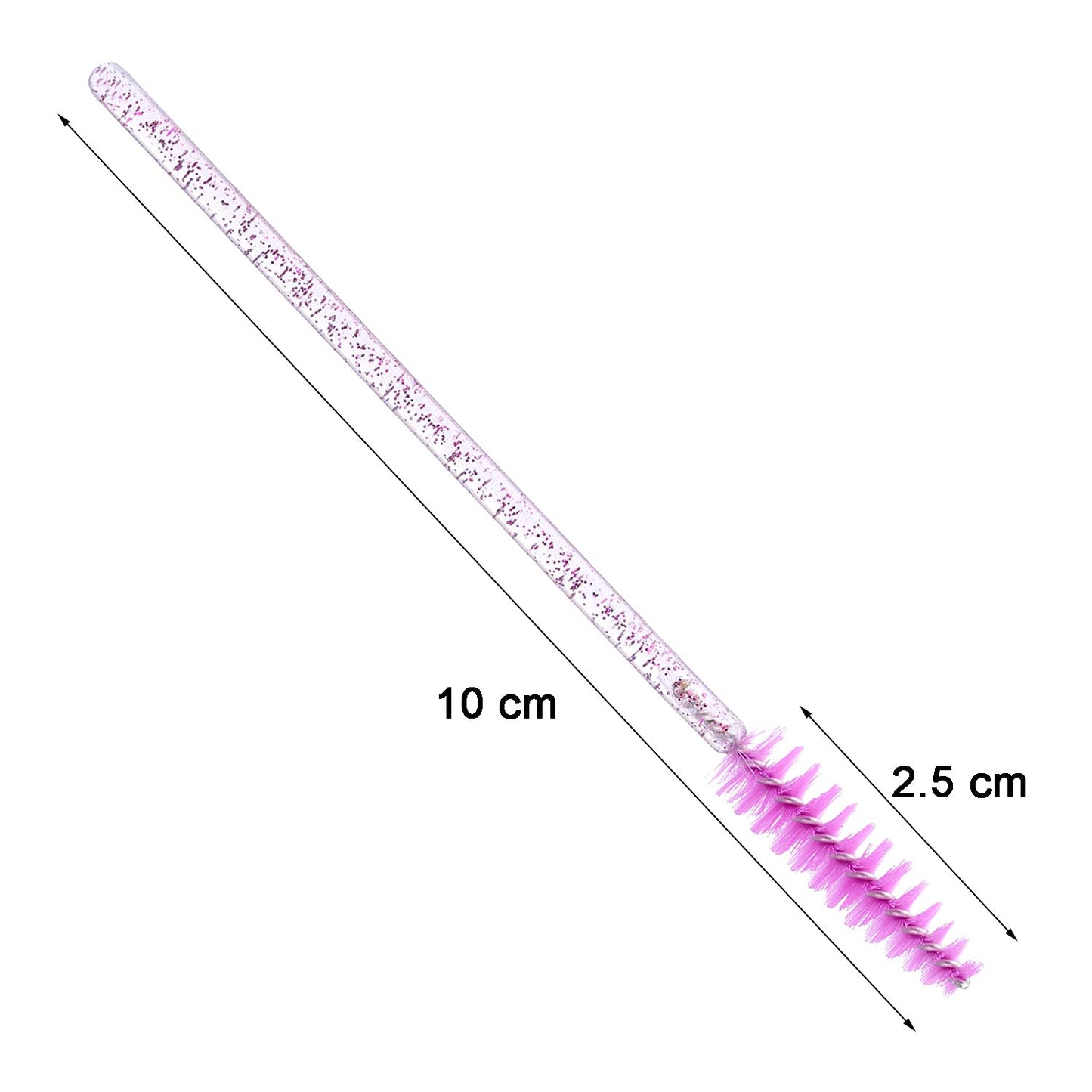 500 Disposable Mascara Wands - Colorful Eyelash Brushes & Spoolies for Extensions