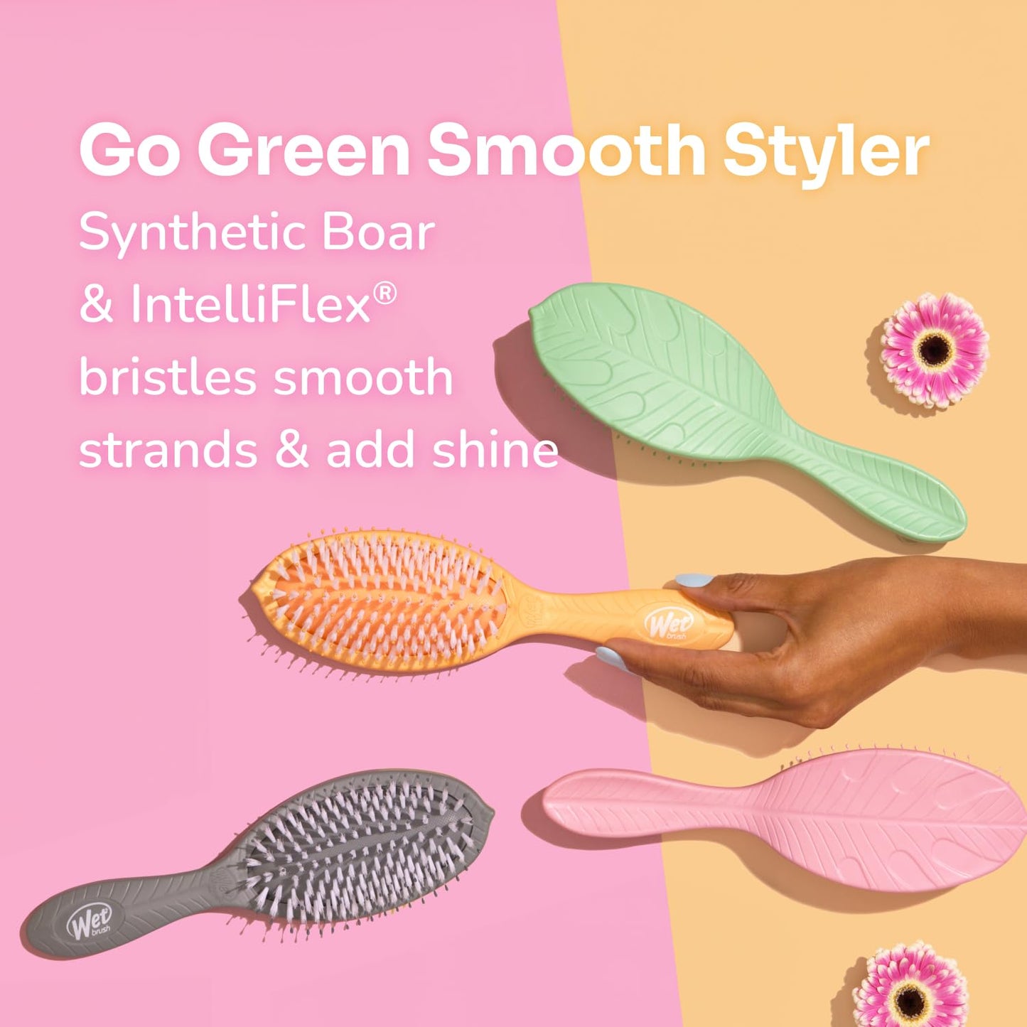 Wet Brush® Go Green™ Tea Tree Oil Treatment & Shine - Eco-Friendly Hair Care