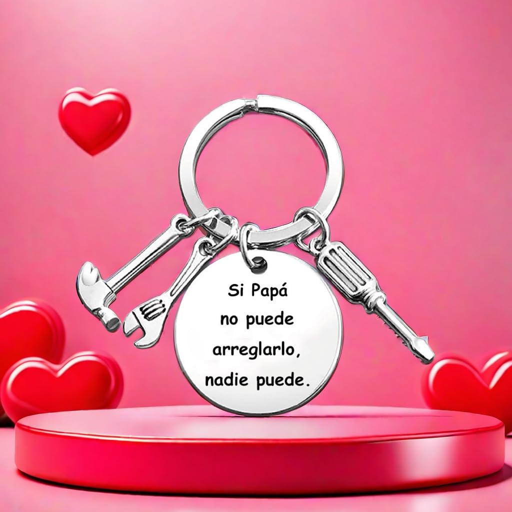 regalos para el dia del padre regalos para papa dia del padre regalos regalos para hombre llavero Si PAPA no puede arreglarlo, nadie puede PAPA
