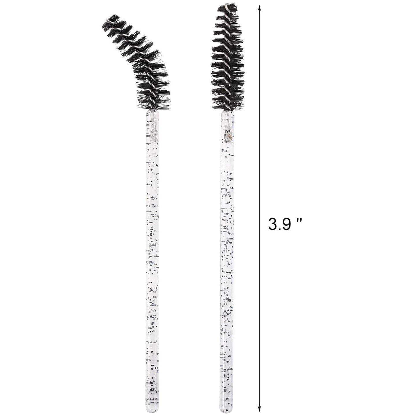 500 Disposable Mascara Wands - Colorful Eyelash Brushes & Spoolies for Extensions