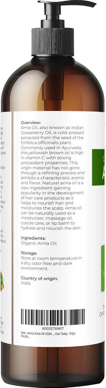 Organic Pumpkin Seed Oil - 8 Fl Oz | 100% Pure Cold Pressed Carrier Oil for Cooking & Skin Care