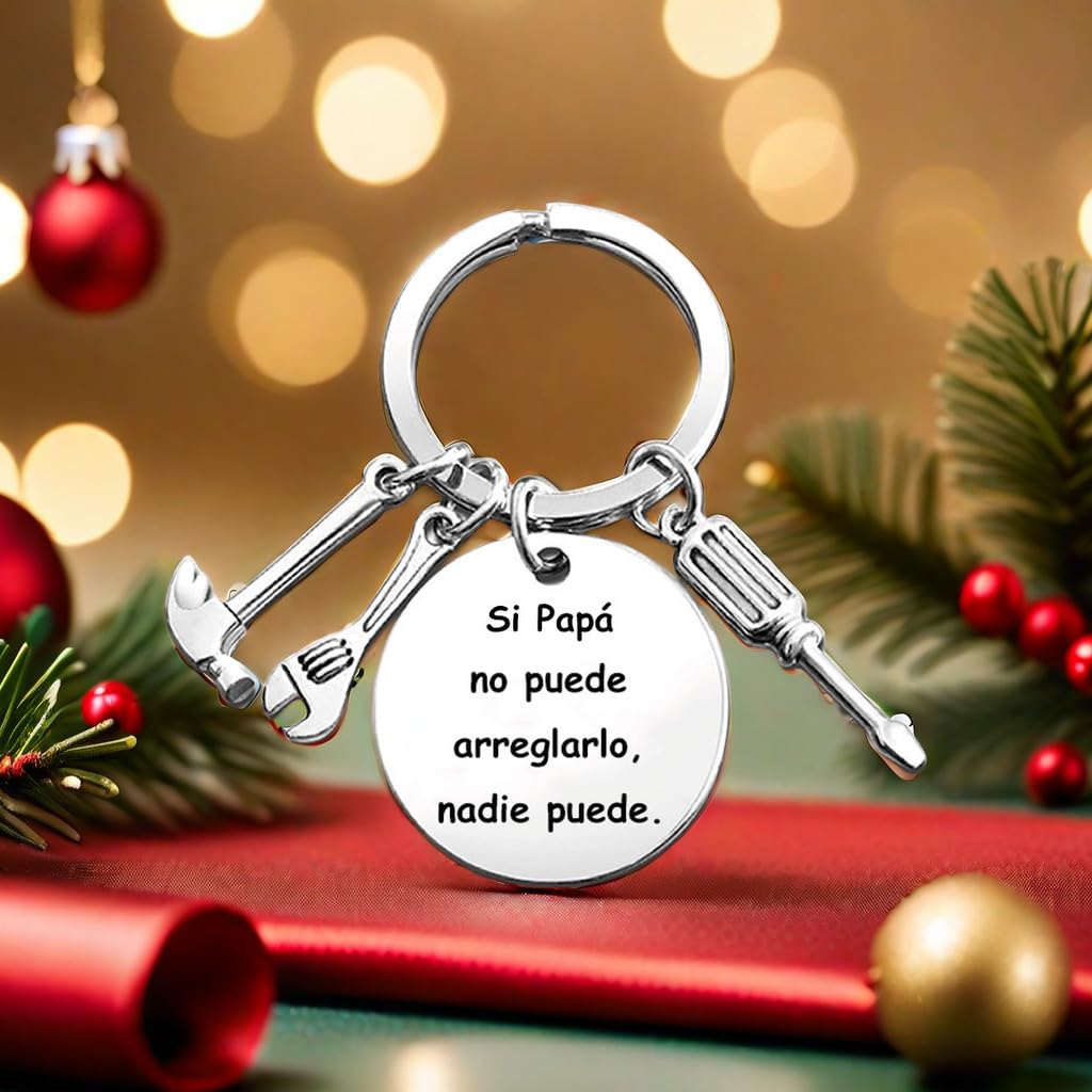 regalos para el dia del padre regalos para papa dia del padre regalos regalos para hombre llavero Si PAPA no puede arreglarlo, nadie puede PAPA