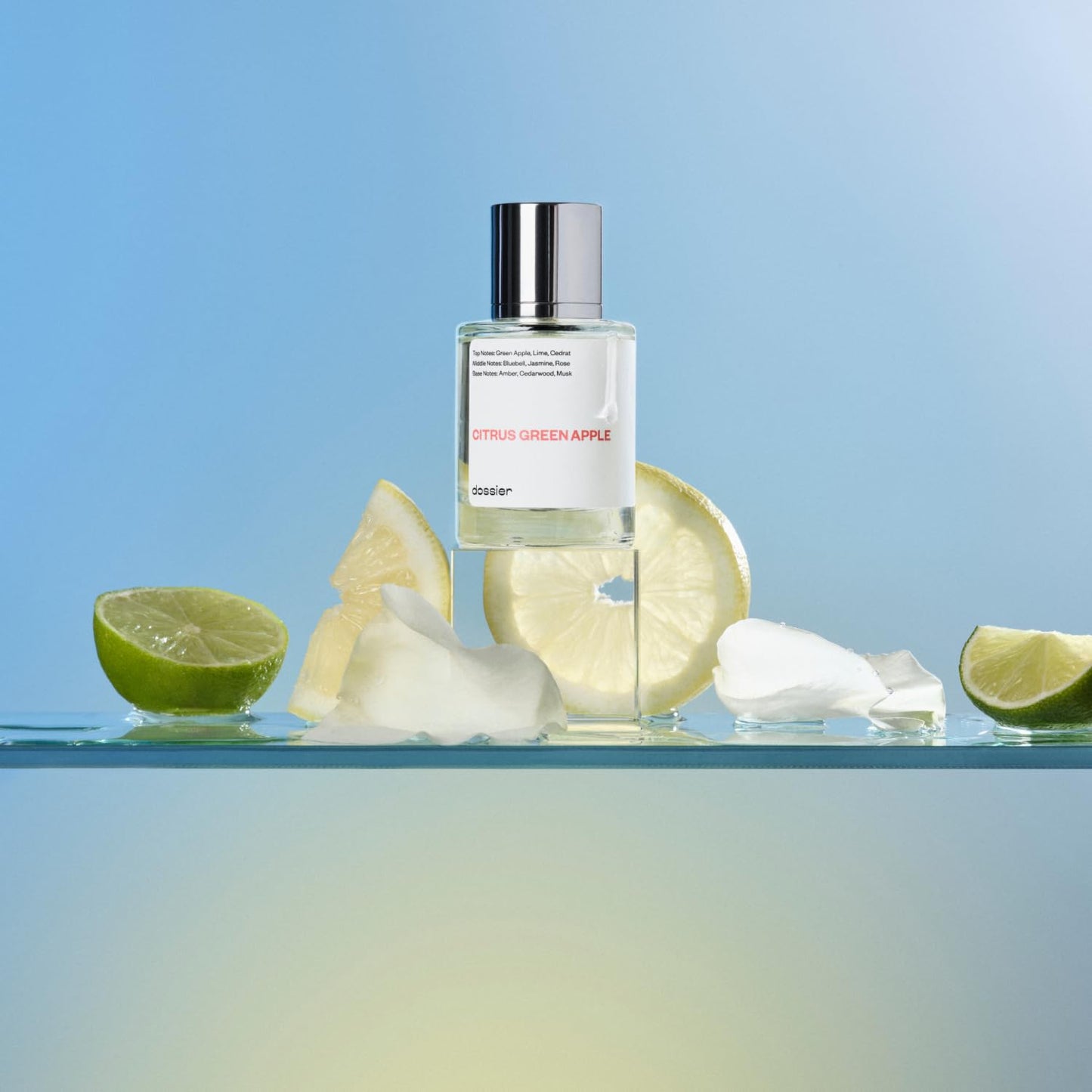 Dossier - Citrus Green Apple - Eau de Parfum - Inspired by D'Gabbana's Light Blue - Perfume Luxury - Pure Infused - For Women - Fragrance 1.7 oz (Spray 50ml)