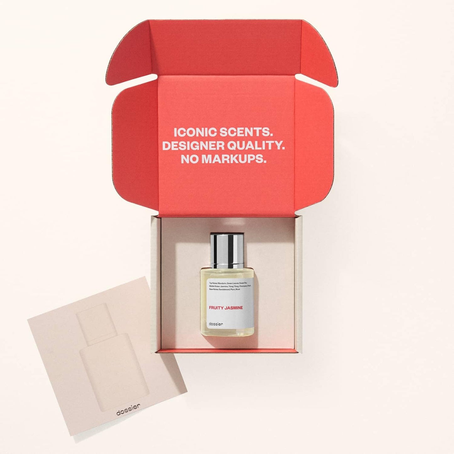 Dossier - Fruity Jasmine - Eau de Parfum - Perfume Luxury - Paraben-Free - Vegan - For Women - Fragrance 1.7 Fl oz (Spray 50ml)