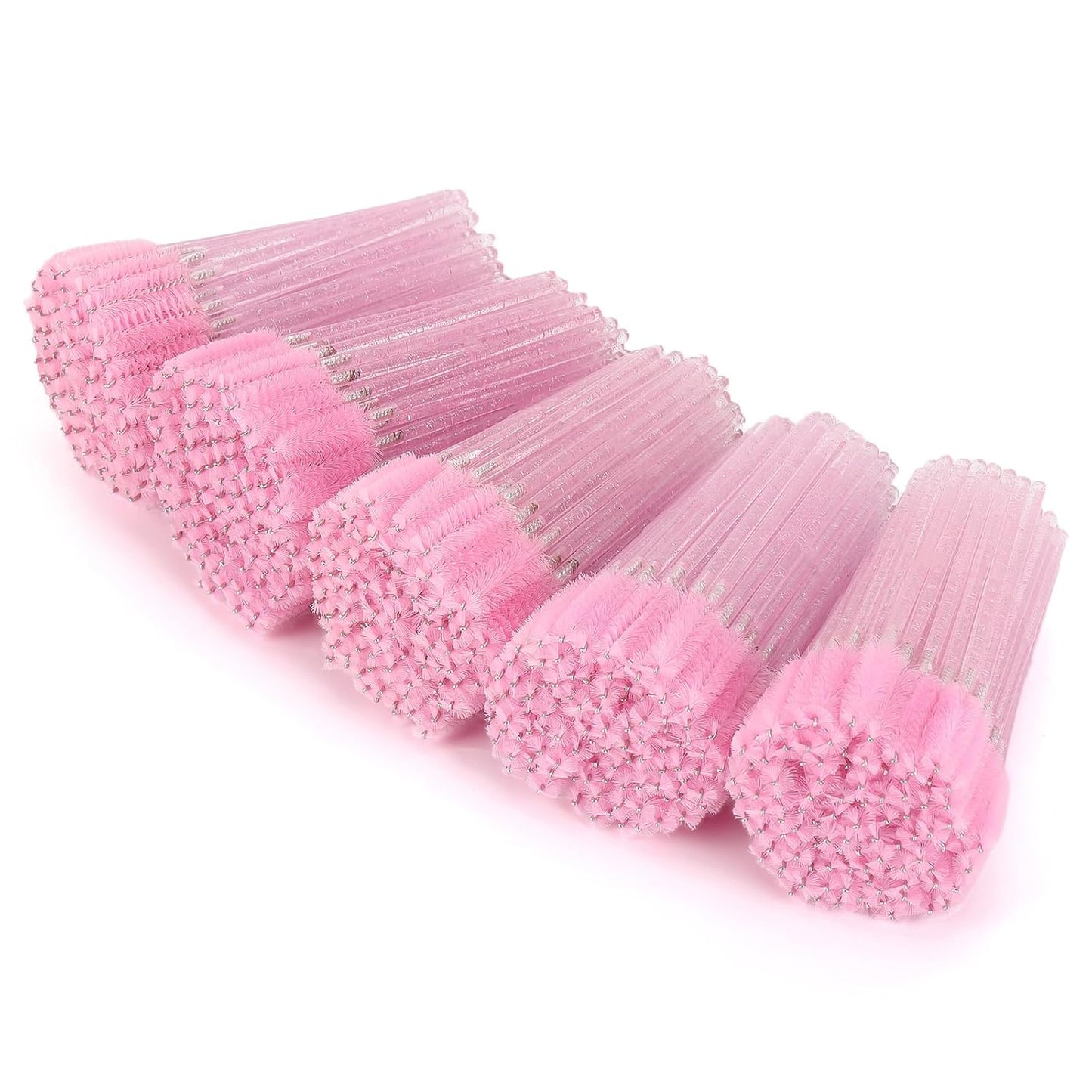 500 Disposable Mascara Wands - Colorful Eyelash Brushes & Spoolies for Extensions