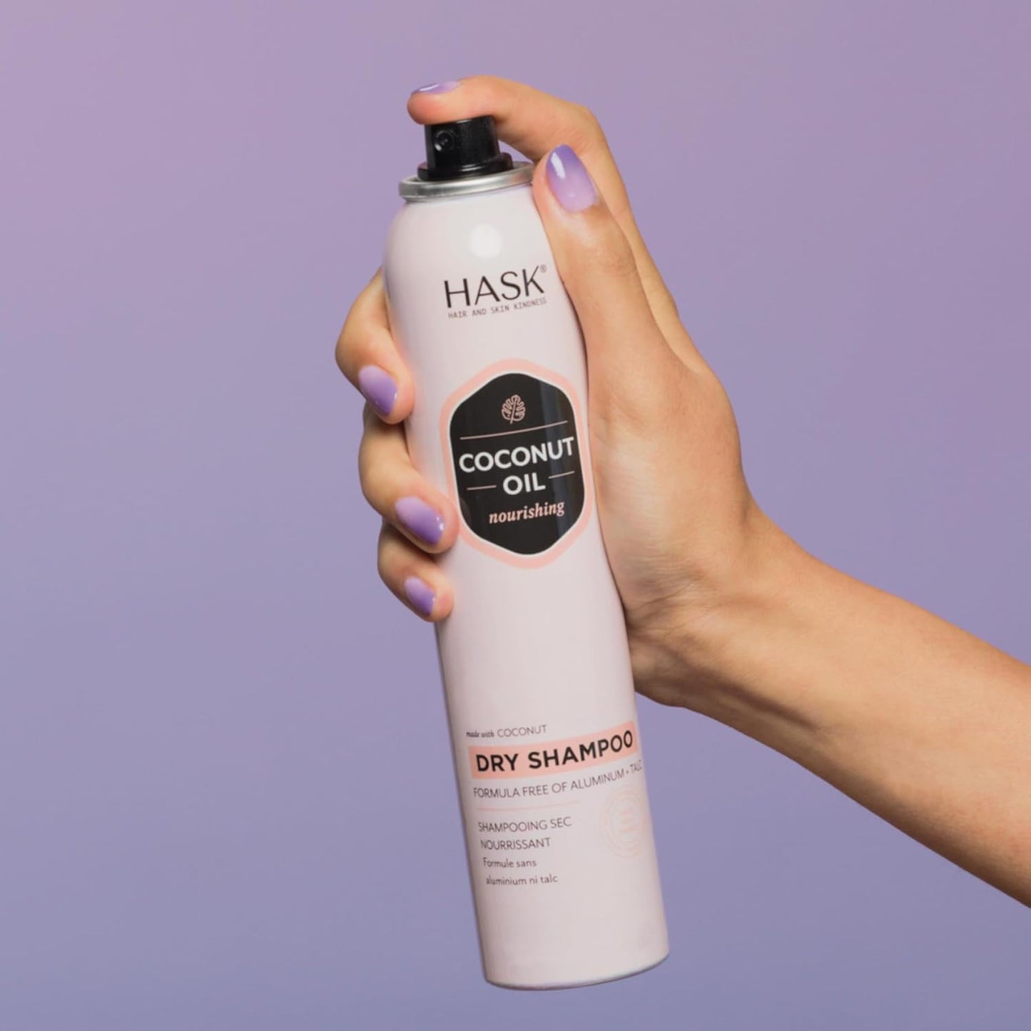 Coconut Oil Dry Shampoo – Nourishing, Oil Absorbing, Volume Boosting, Sulfate-Free, 8.1oz