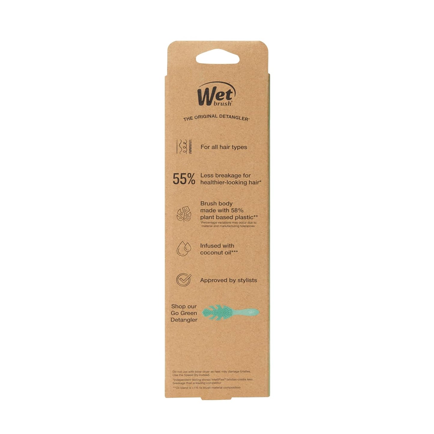 Wet Brush® Go Green™ Tea Tree Oil Treatment & Shine - Eco-Friendly Hair Care