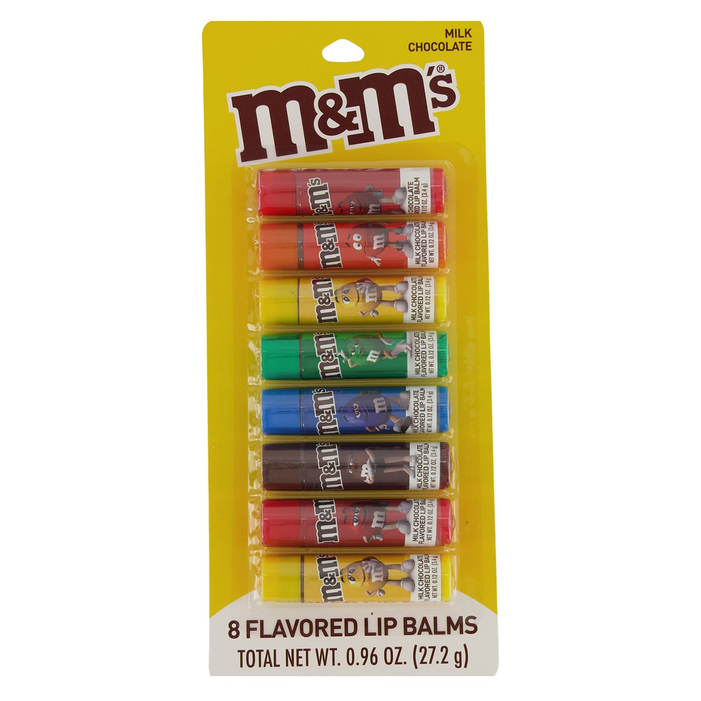 M&M 8 Pack Flavored Lip Balms