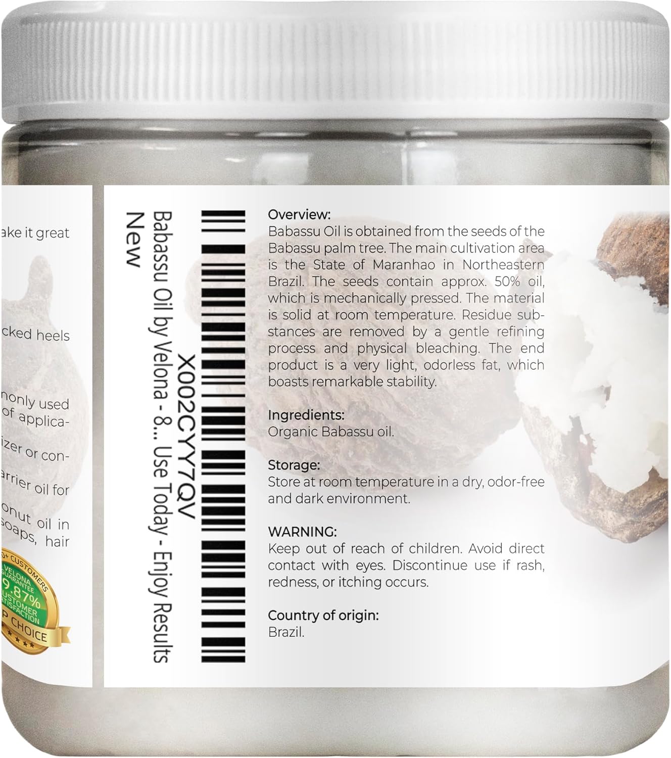 Organic Pumpkin Seed Oil - 8 Fl Oz | 100% Pure Cold Pressed Carrier Oil for Cooking & Skin Care