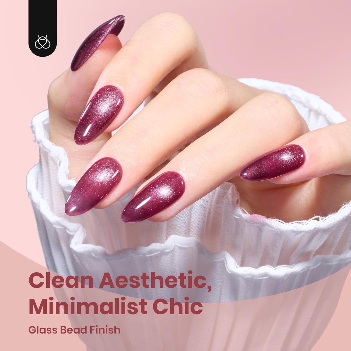 Beetles 6-Pack Fall Gel Nail Polish Set - Brown, Green, Yellow, Burgundy & Glitter - Soak Off UV/LED Manicure Gift for Women