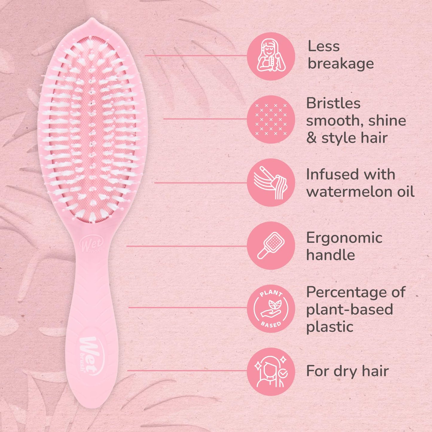 Wet Brush® Go Green™ Tea Tree Oil Treatment & Shine - Eco-Friendly Hair Care