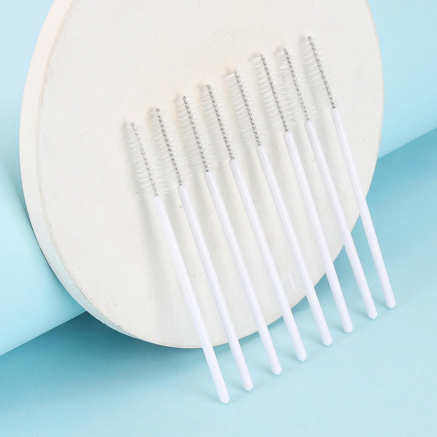 500 Disposable Mascara Wands - Colorful Eyelash Brushes & Spoolies for Extensions