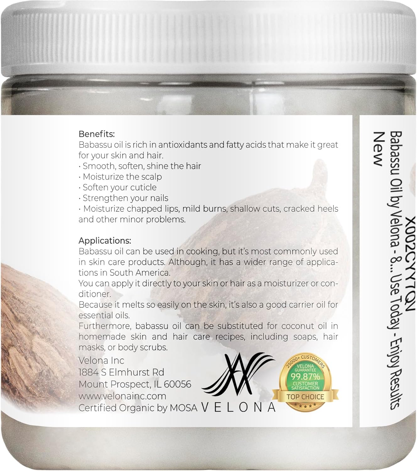 Organic Pumpkin Seed Oil - 8 Fl Oz | 100% Pure Cold Pressed Carrier Oil for Cooking & Skin Care