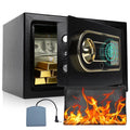 4 Cuft Electronic Digital Security Safe with Fingerprint & Alarm for Home Office Hotel