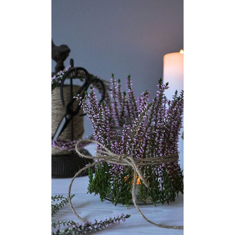 Cast Iron Garden Twine Holder with Scissors - Rustic Yard Tool