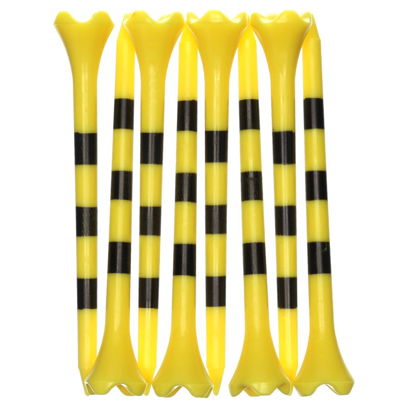 Plastic Golf Tees 3-1/4 Inch Pack of 25 - Durable, Low-Resistance Head for Longer Drives