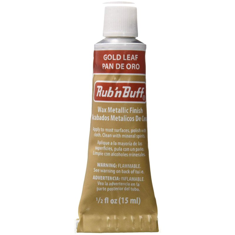 Metallic Wax Finish - 0.5oz for Wood, Metal, Glass & Crafts