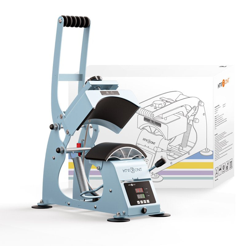 Hat Press Machine for Caps with 2 Platens and Temperature Control – Heat Transfer & Sublimation