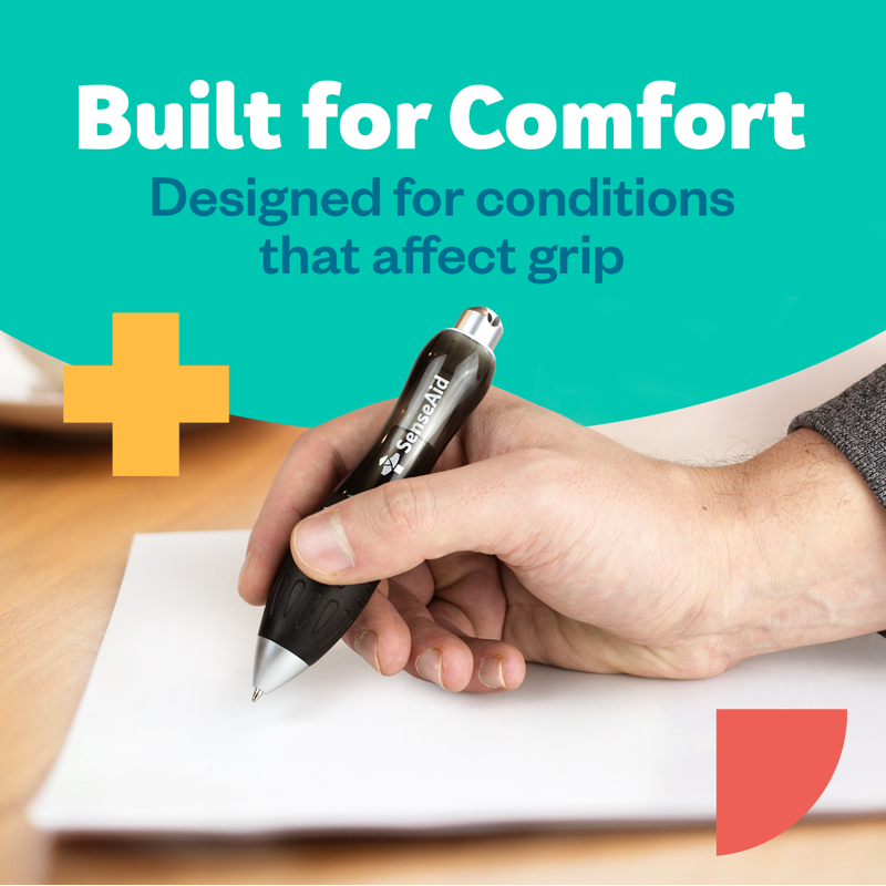 Weighted Pens for Hand Tremors, Arthritis & Parkinson’s - 2 Pack with Refills