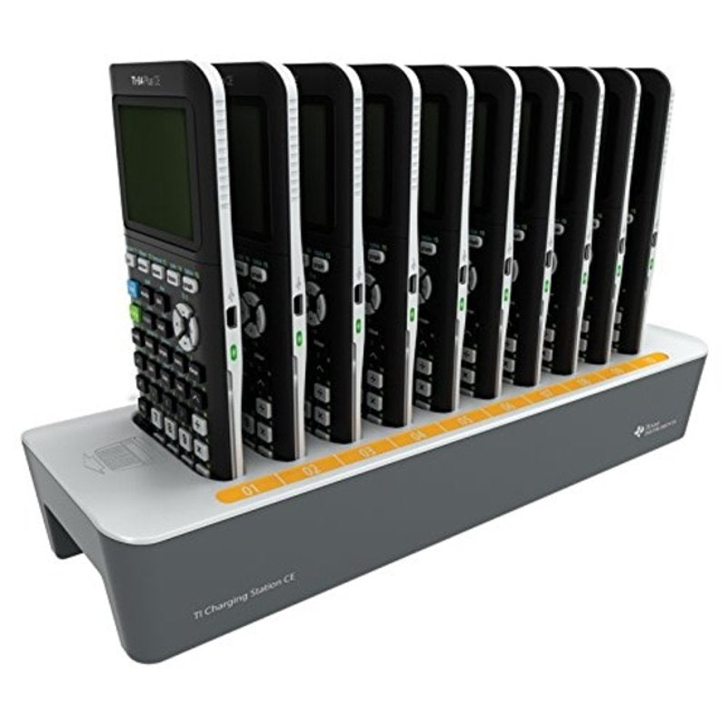 Graphing Calculator Teacher Pack with 10 TI-84 Plus CE Units, Batteries & Accessories