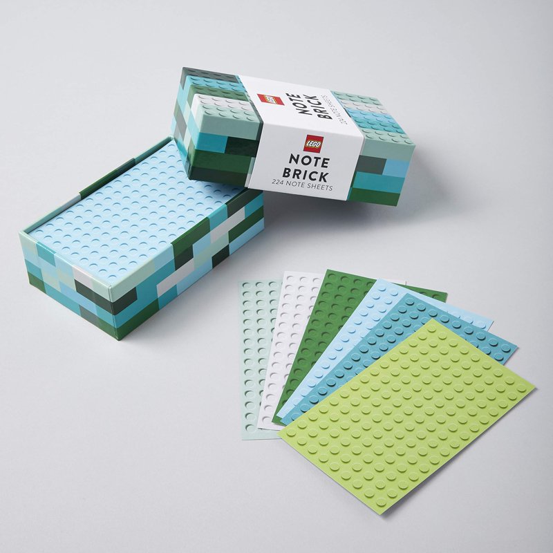 LEGO Note Brick Blue-Green Building Block Toy for Kids