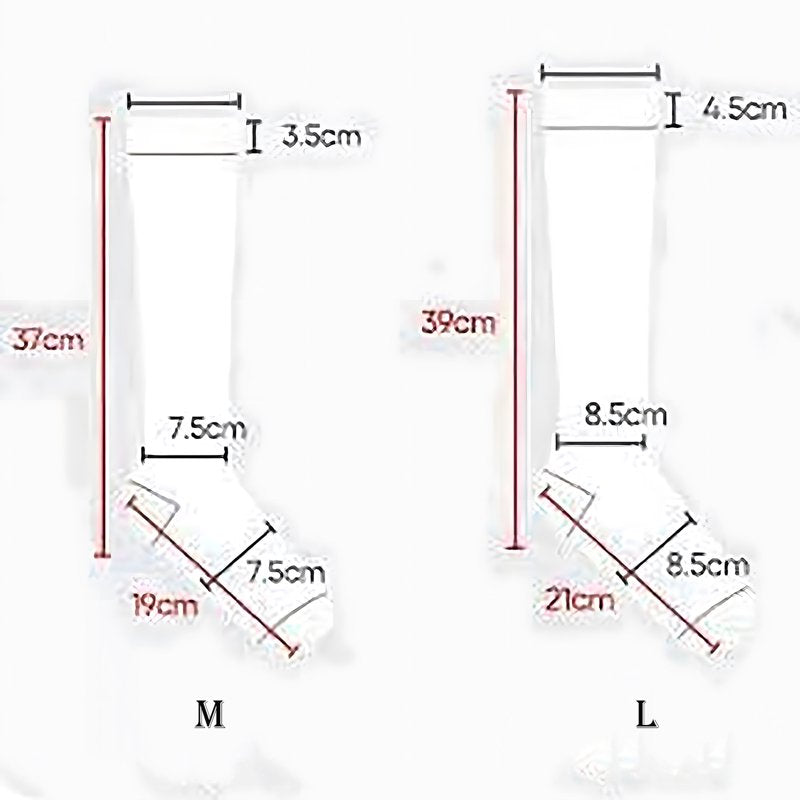 Women's Compression Knee-High Socks 3 Pack - Stretchy Athletic Support