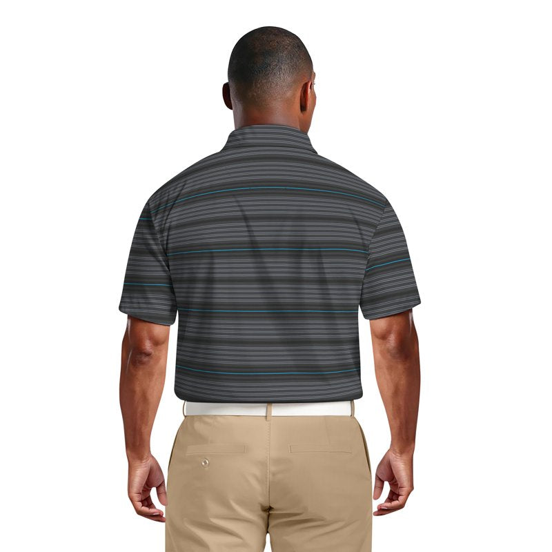 Performance Stripe Golf Polo Shirt for Men & Big & All Sizes