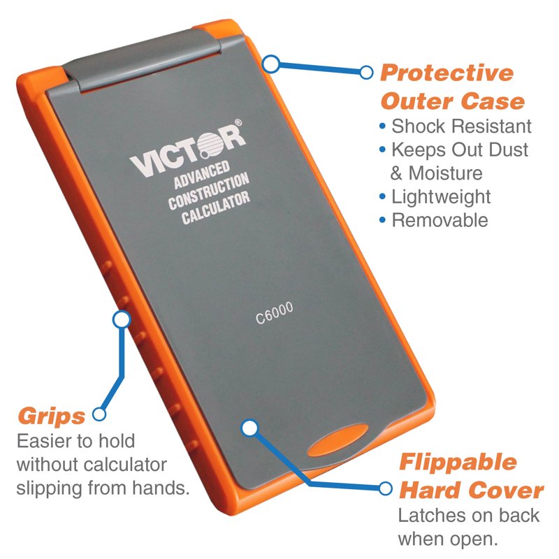 Construction Calculator with Unit Conversion and Estimation - Victor C6000