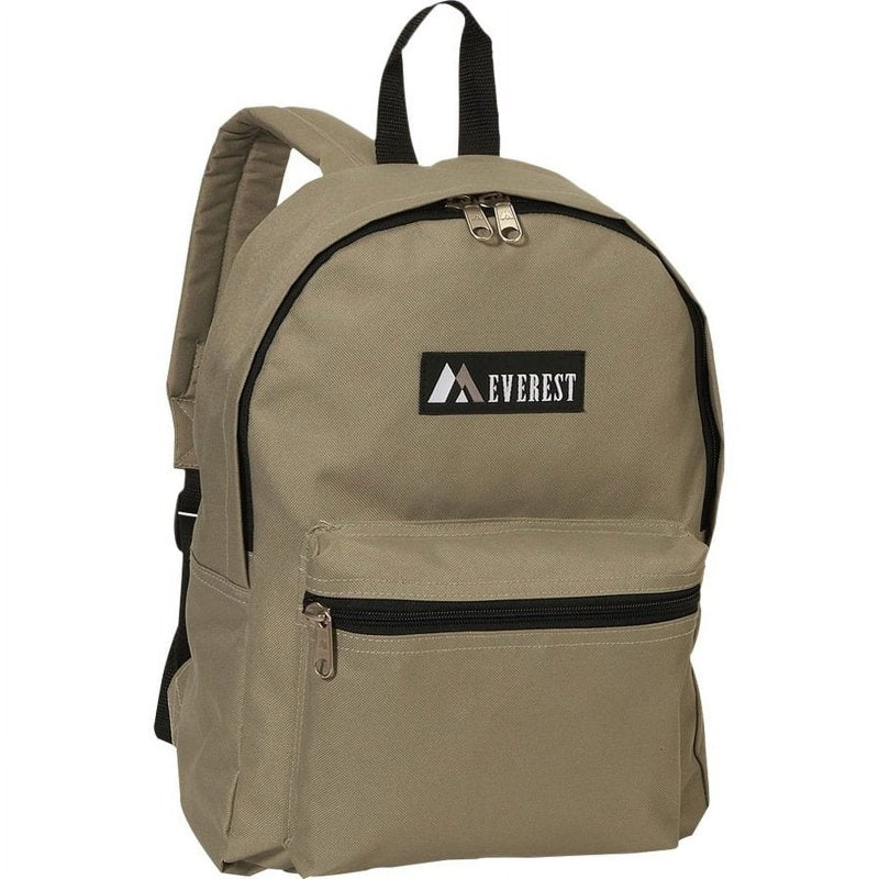 Unisex Basic Backpack with Multiple Color Options - 15x5x11 Inch
