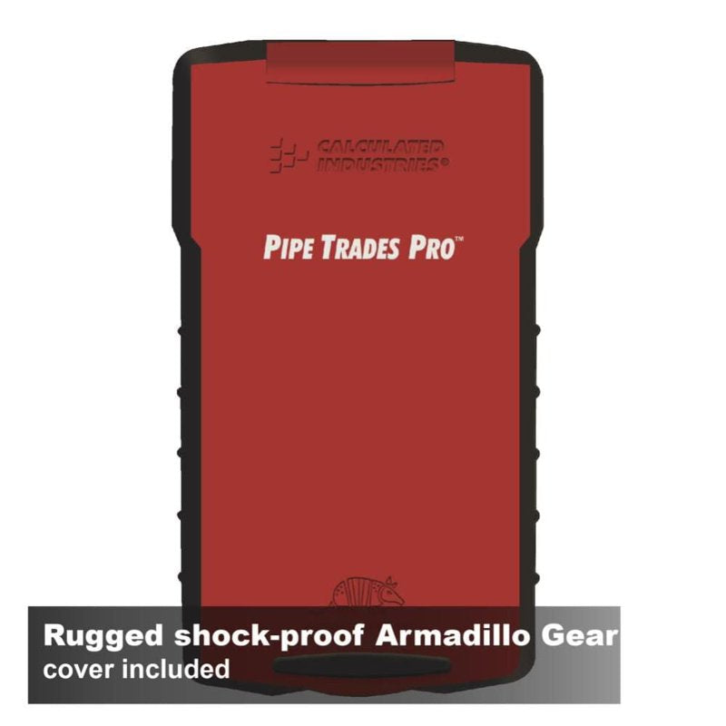 Construction Calculator for Pipe Fitting & Plumbing - Portable with Hard Case