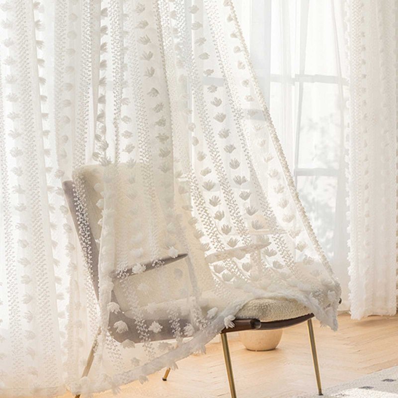 Lightweight Semi-Sheer Curtains for Living Room and Bedroom - Multiple Colors