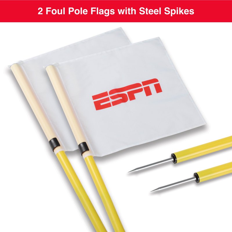 Baseball Training Set with Balls Bats Foul Poles & Strike Zone - Kids & Adults