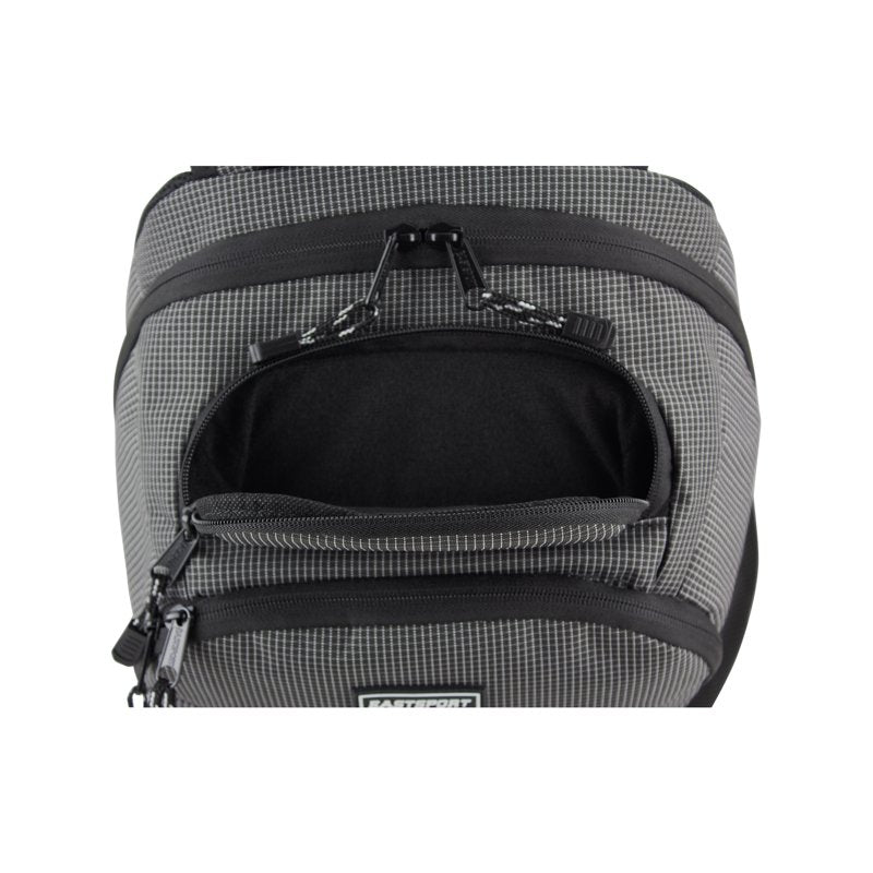 Unisex 17-Inch Lifestyle Dome Backpack with Sunglasses Pocket - Black