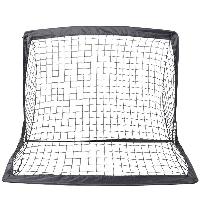 Leumius 2 Pack Pop Up Soccer Goals - 4' x 3' Portable Indoor/Outdoor Black
