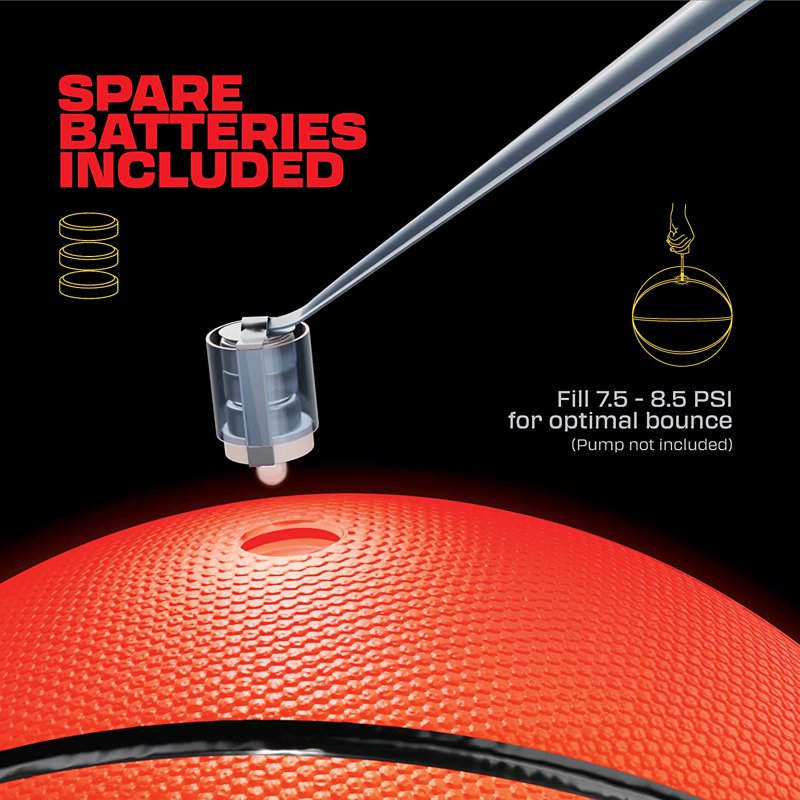 Glow in The Dark Basketball Light Up LED Sports Toy for Kids & Teens