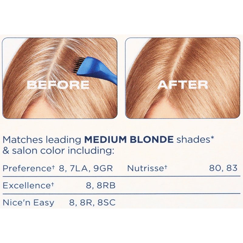 Permanent Hair Dye Kit for Root Touch-Up - Multiple Shades & Pack Sizes