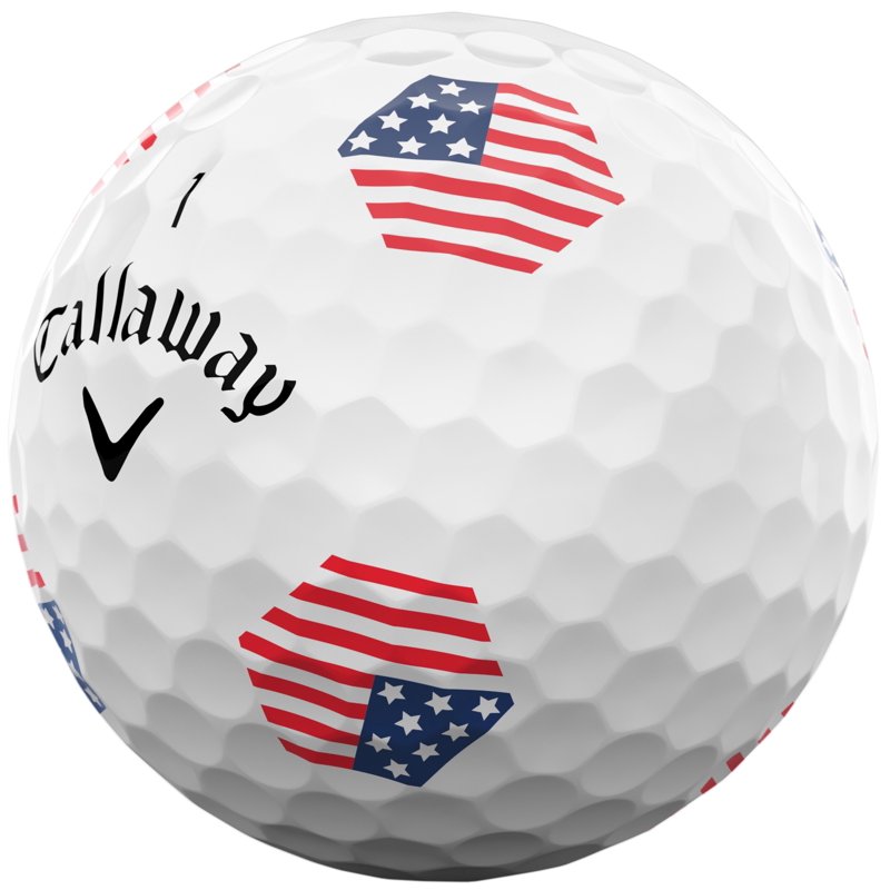 (2 Pack) Callaway Chrome Tour 360 TruTrack Golf Balls - 12 Pack, 2024 Yellow Stripe Alignment, USA