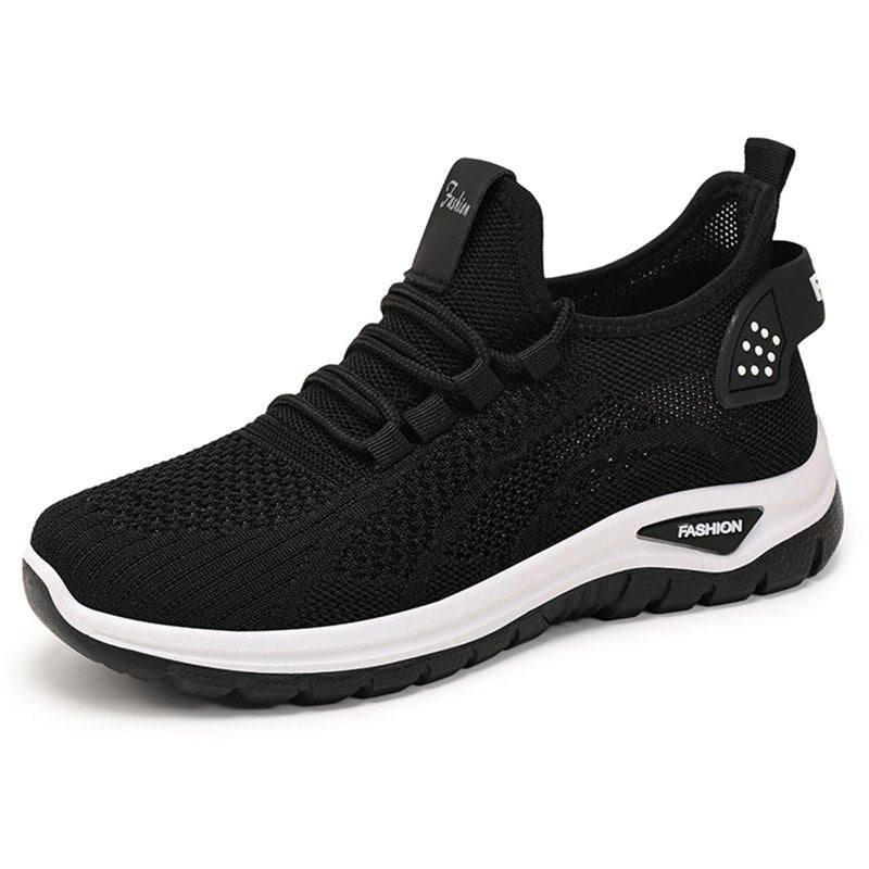 Orthopedic Women's Mesh Sneakers with Arch Support - Wide Fit, Non-Slip