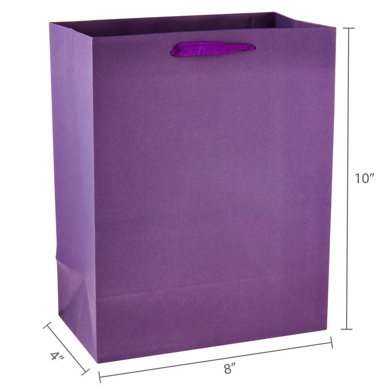 Large Multicolor Gift Bags 8x10 Inches - Set of 13 for Gifts & Crafts