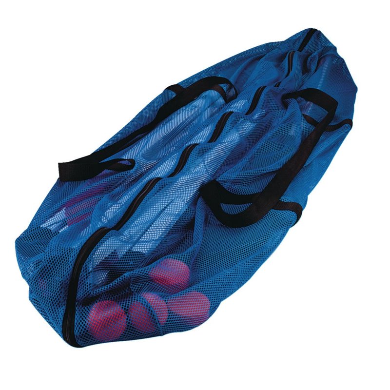 Mesh Hockey Equipment Bag - Large Sports Gear Organizer with Shoulder Strap