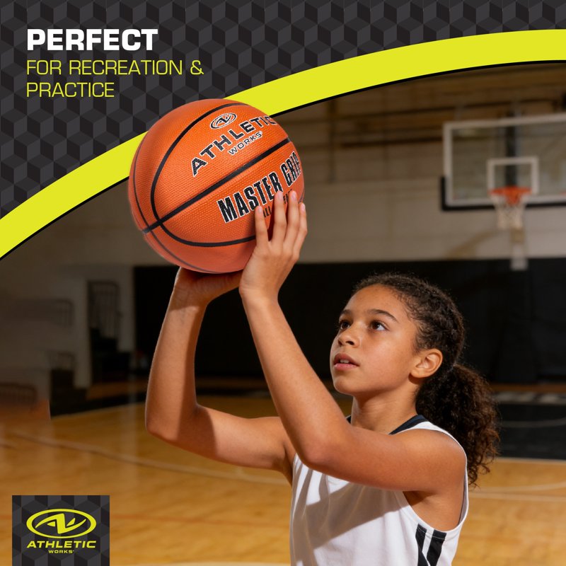 Youth Size 5 Basketball for Ages 8 and Under - Indoor & Outdoor Durable Sports Ball