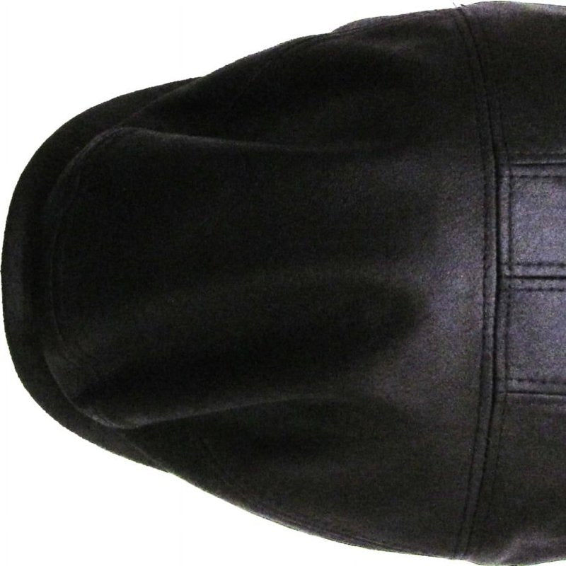 PU Leather Ivy Hat Flat Cap for Golf & Winter - Debonair Style