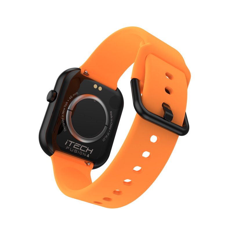 Unisex Smart Watch with Colorful Silicone Strap - Fitness & Health Tracking