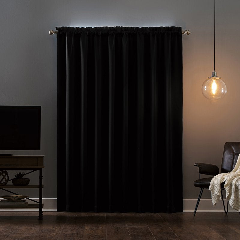 Blackout Curtain Panel Pair - Theater Grade Thermal Insulated 52x84 Inches