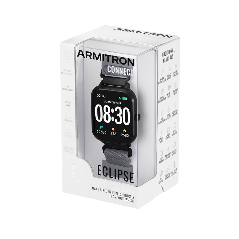 Smartwatch with Voice Assistant & Backlight - 45mm Fitness & Call Tracker