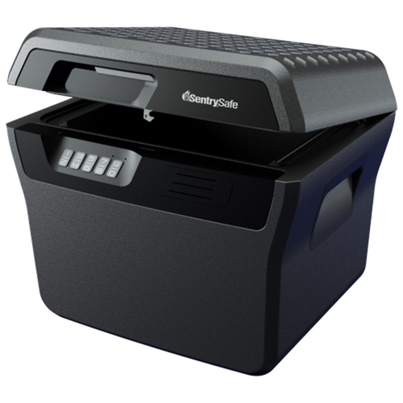 Fire Water Safe File Cabinet with Digital Lock 0.66 Cu Ft Gray