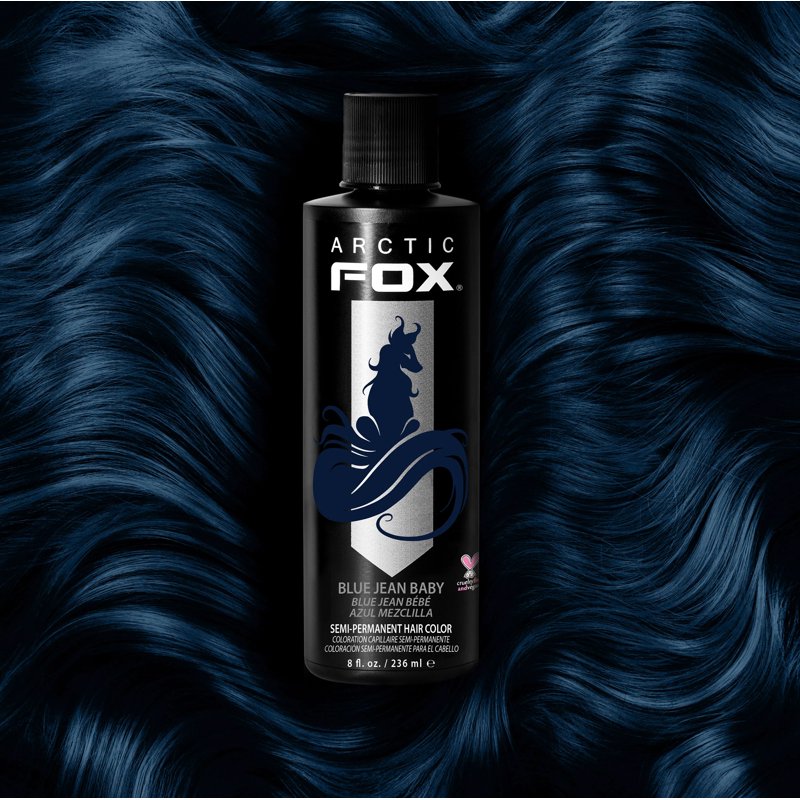 Vegan Semi-Permanent Hair Dye - Long-Lasting Blue Jeans Color