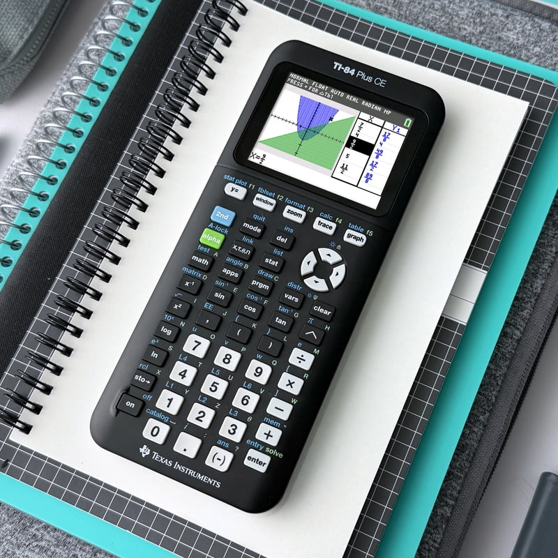 Graphing Calculator for Math and Science - TI-84 Plus CE, Color Screen, Rechargeable Battery